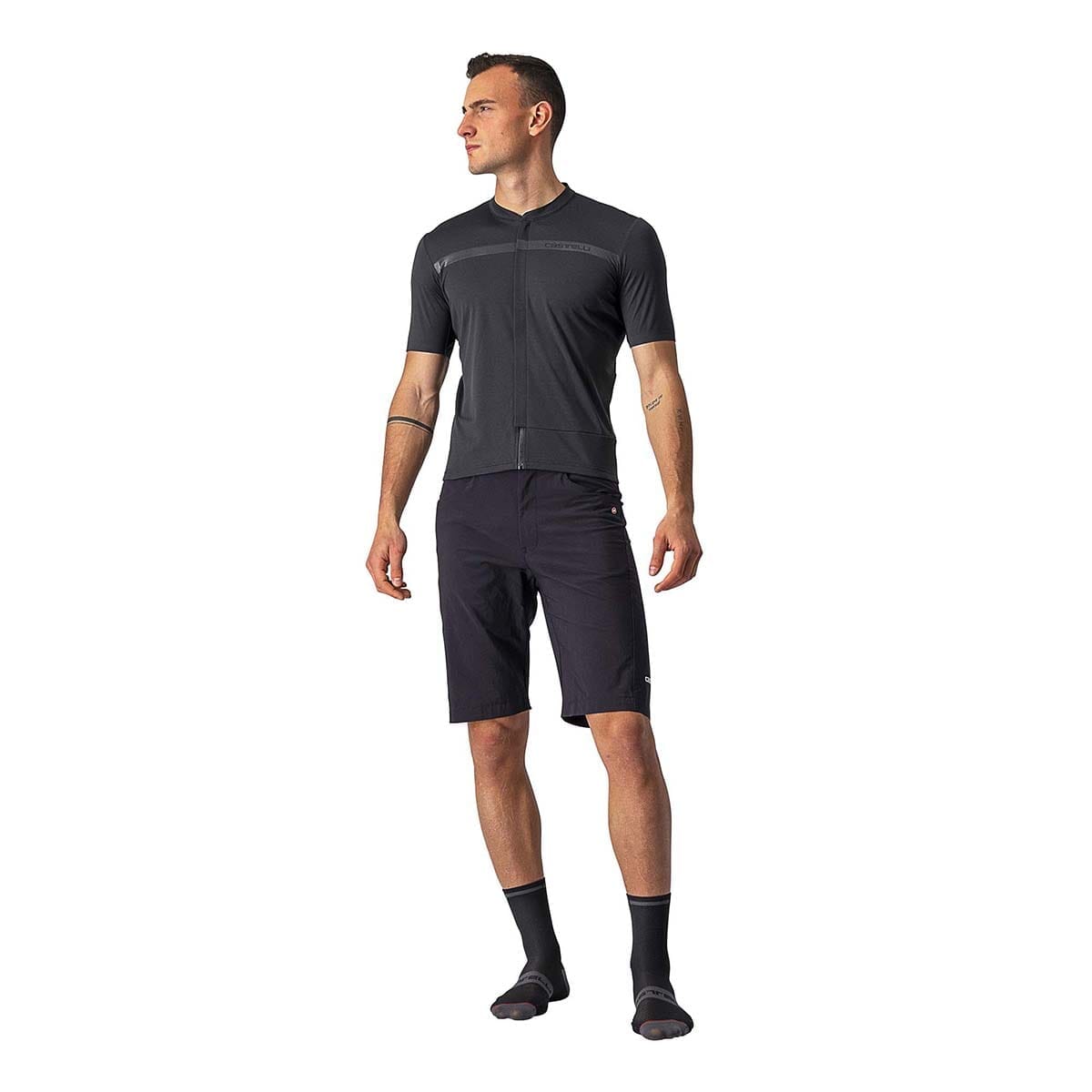 CASTELLI UNLIMITED ALLROAD lyhythihainen jersey harmaa
