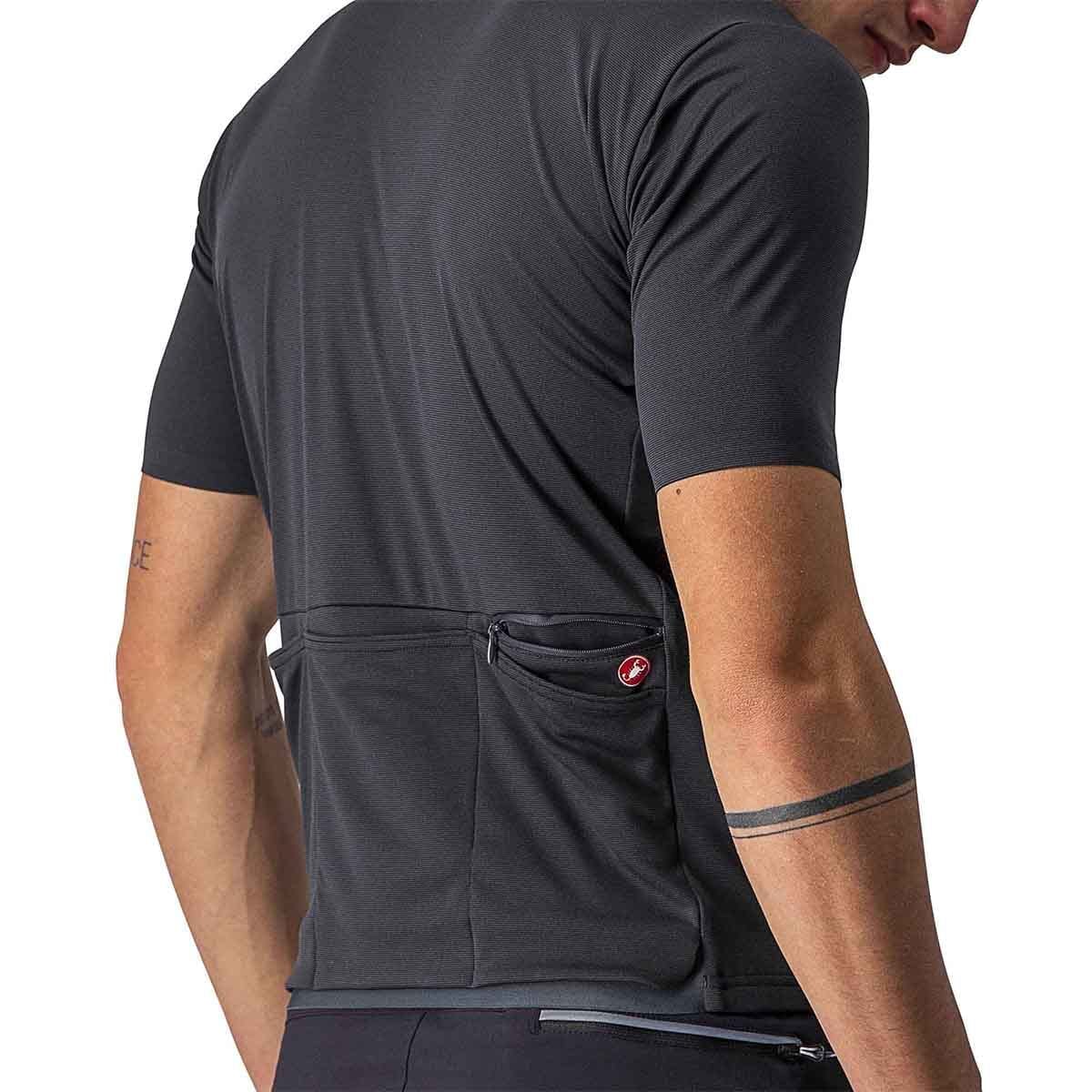 CASTELLI UNLIMITED ALLROAD lyhythihainen jersey harmaa