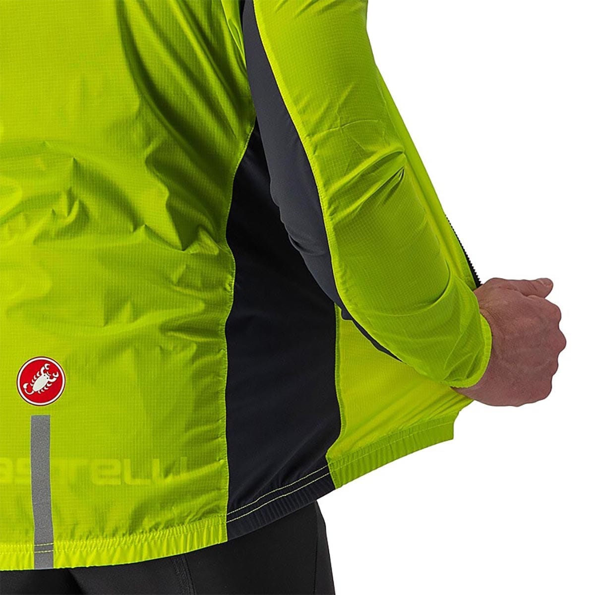 Jacka CASTELLI SQUADRA STRETCH Gul/Grå