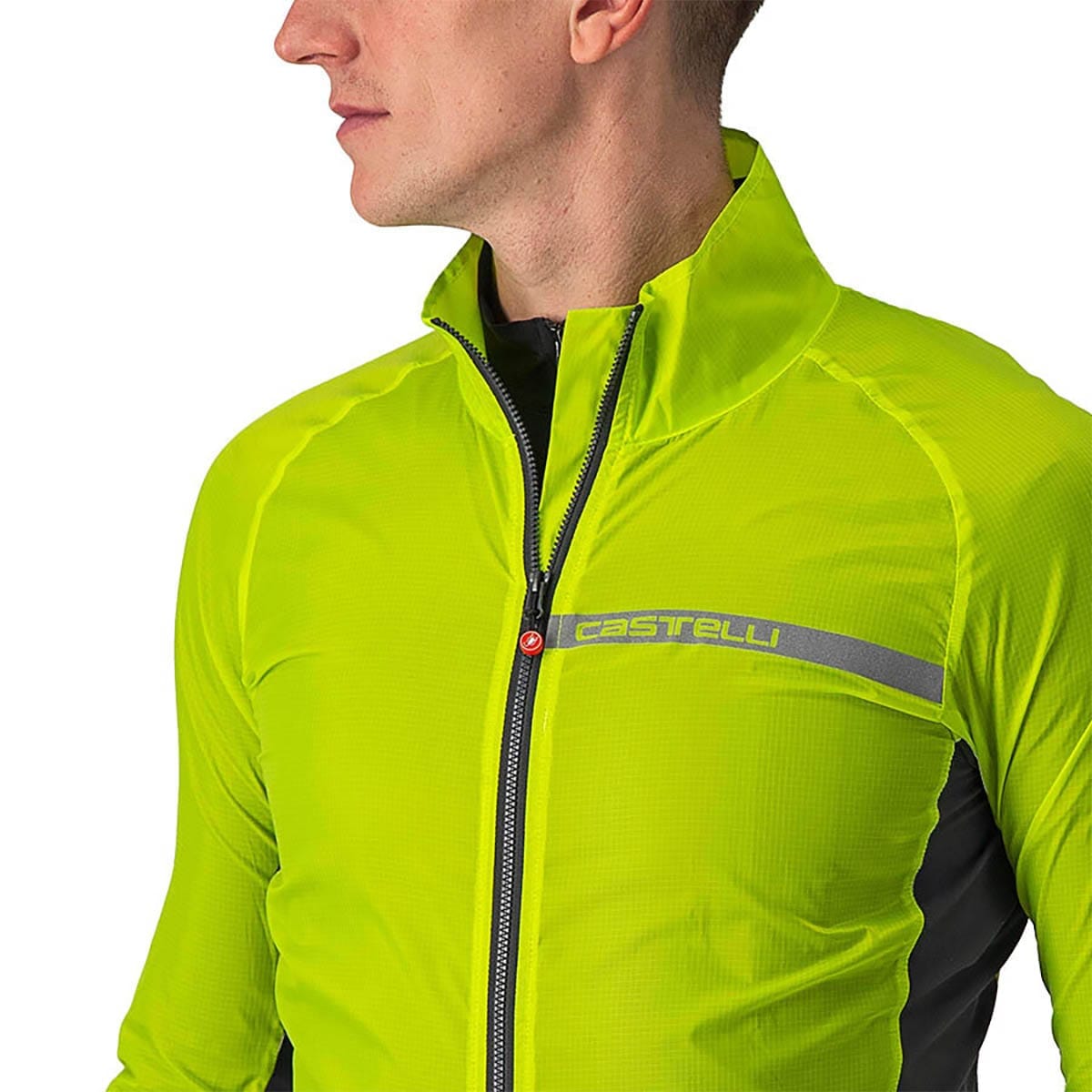 Jacka CASTELLI SQUADRA STRETCH Gul/Grå