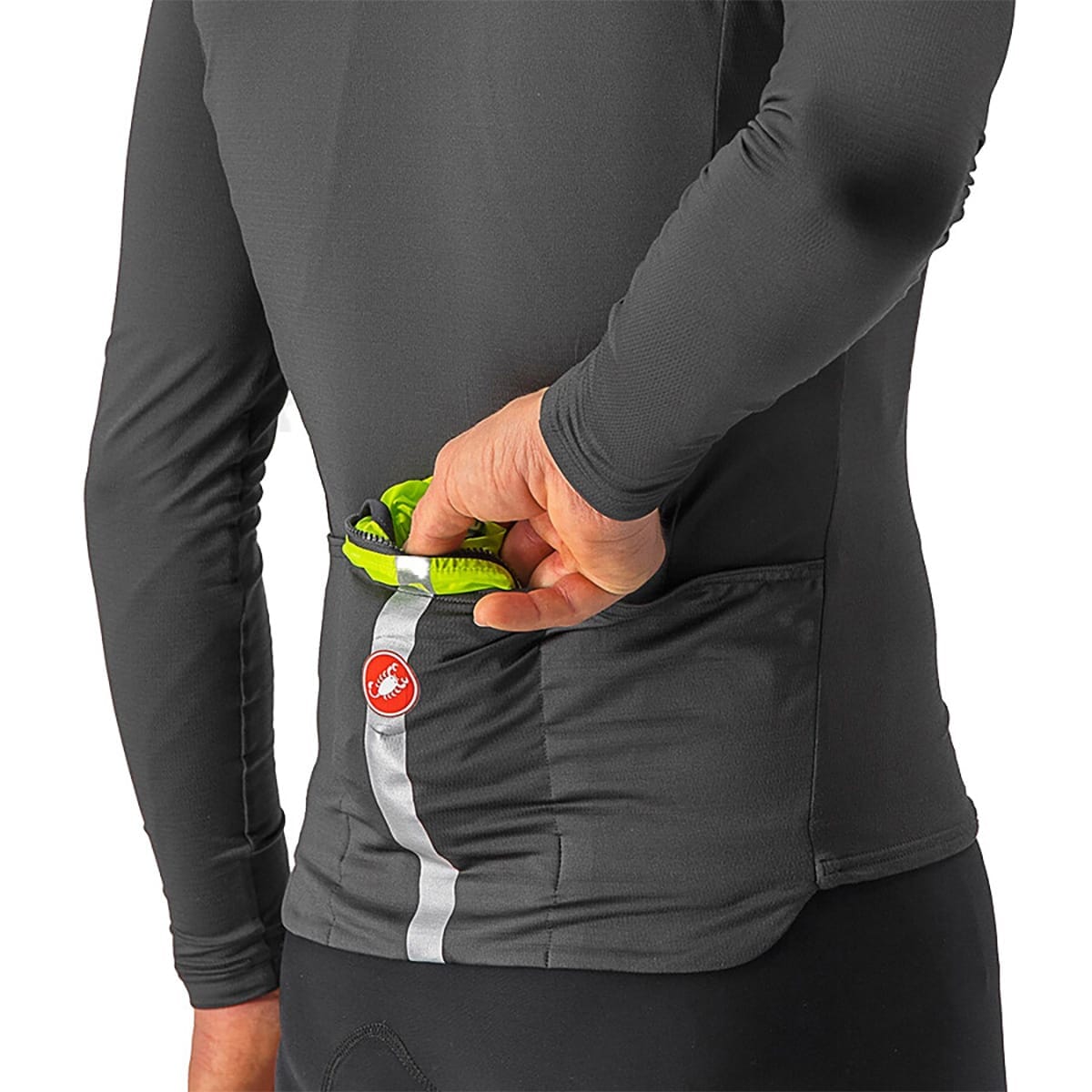 CASTELLI SQUADRA STRETCH Gilet Yellow/Grey