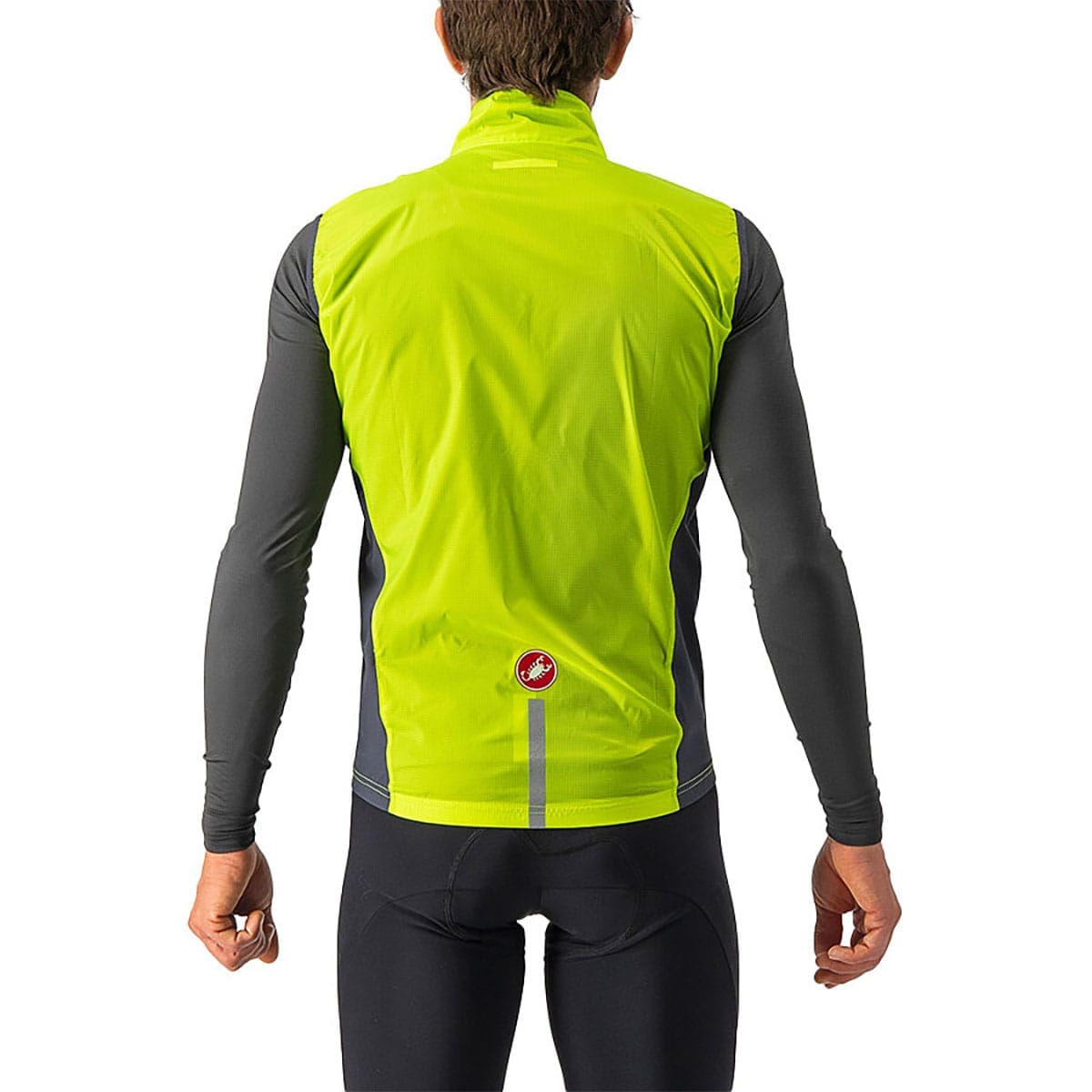 CASTELLI SQUADRA STRETCH Gilet Yellow/Grey