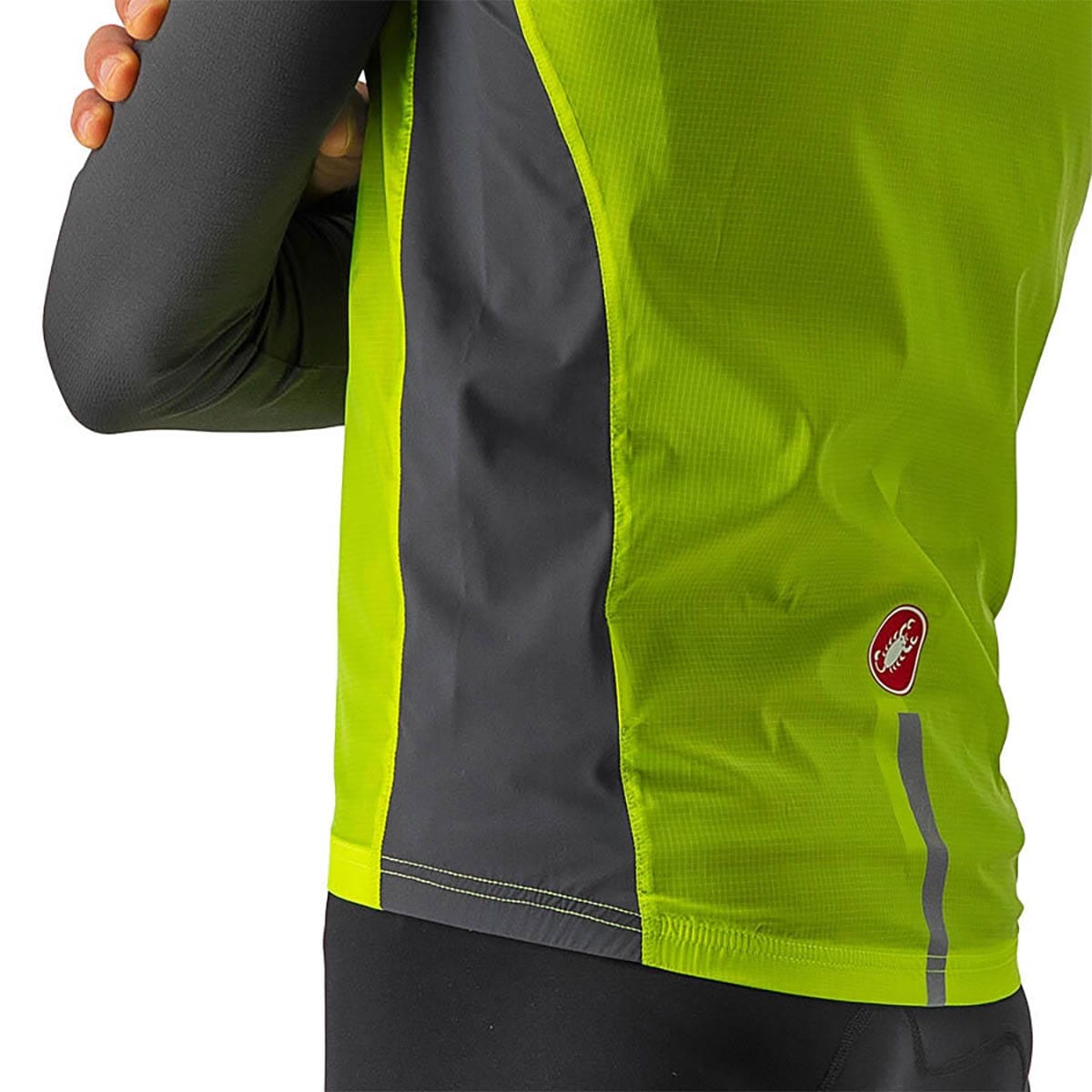 CASTELLI SQUADRA STRETCH Gilet Yellow/Grey