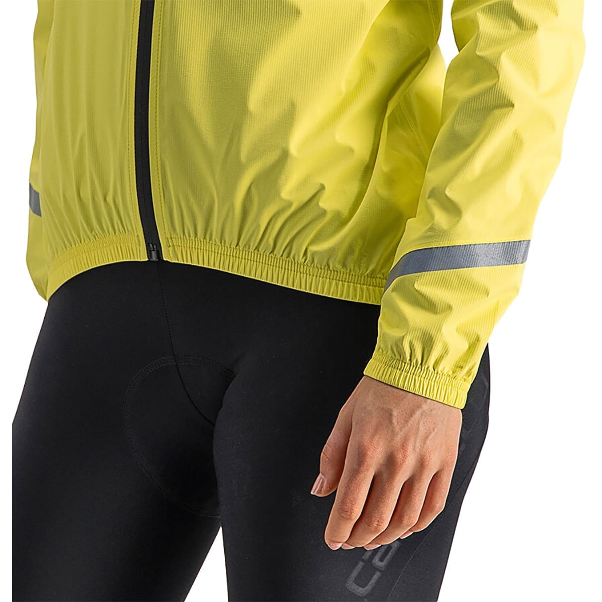 Jacket CASTELLI EMERGENCY 2 RAIN Dames Geel