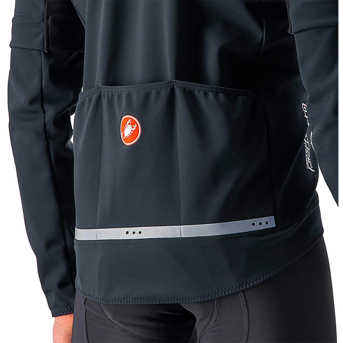 CASTELLI CONVERTIBLE PERFETTO ROS 2 Black/Black Reflex Jacket