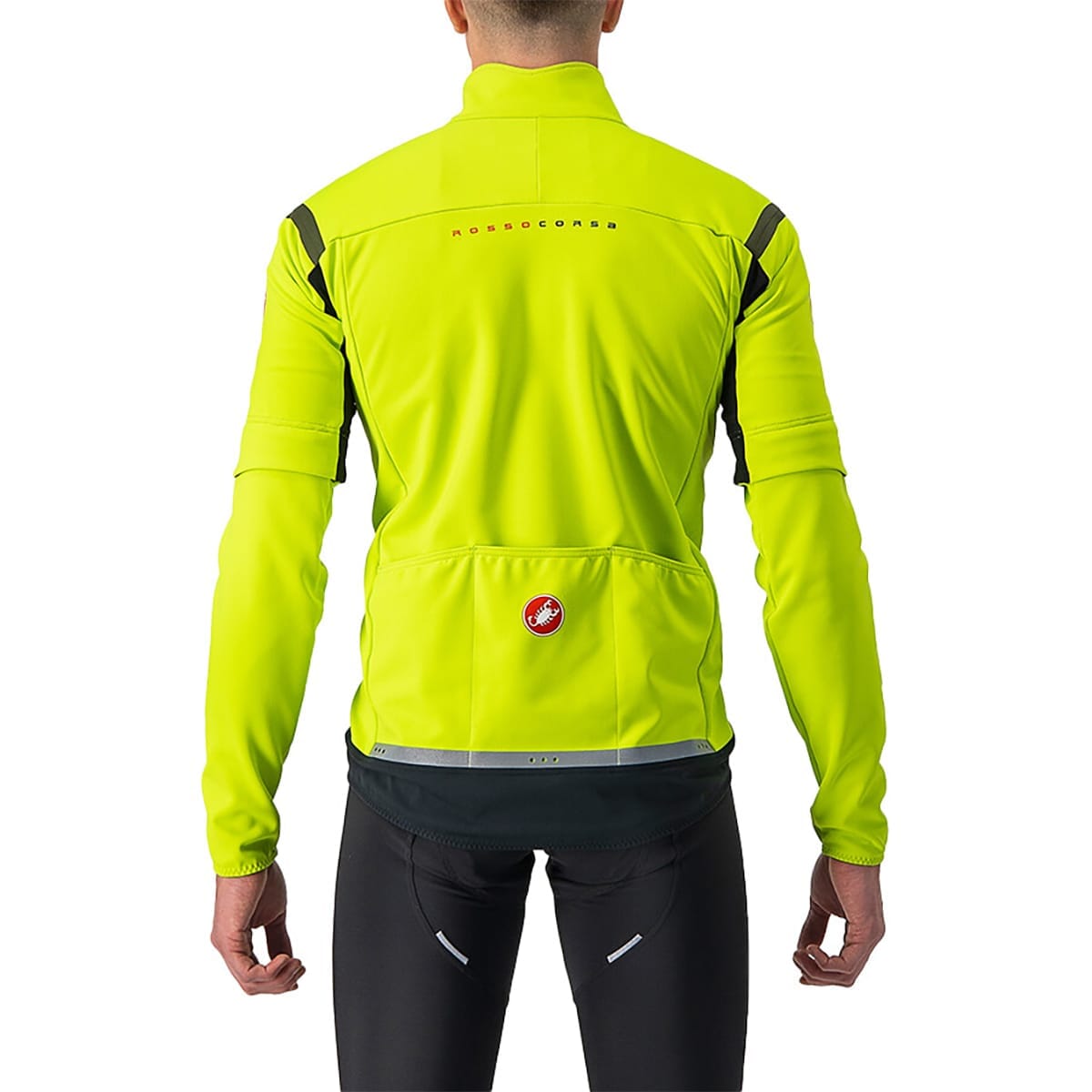 CASTELLI CONVERTIBLE PERFETTO ROS 2 Jacket Yellow/Grey