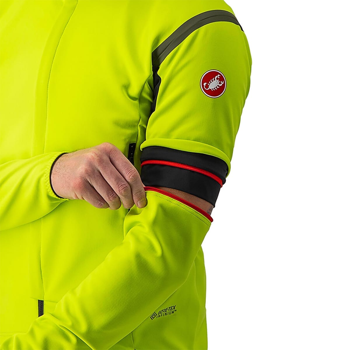 CASTELLI CONVERTIBLE PERFETTO ROS 2 Jacket Yellow/Grey