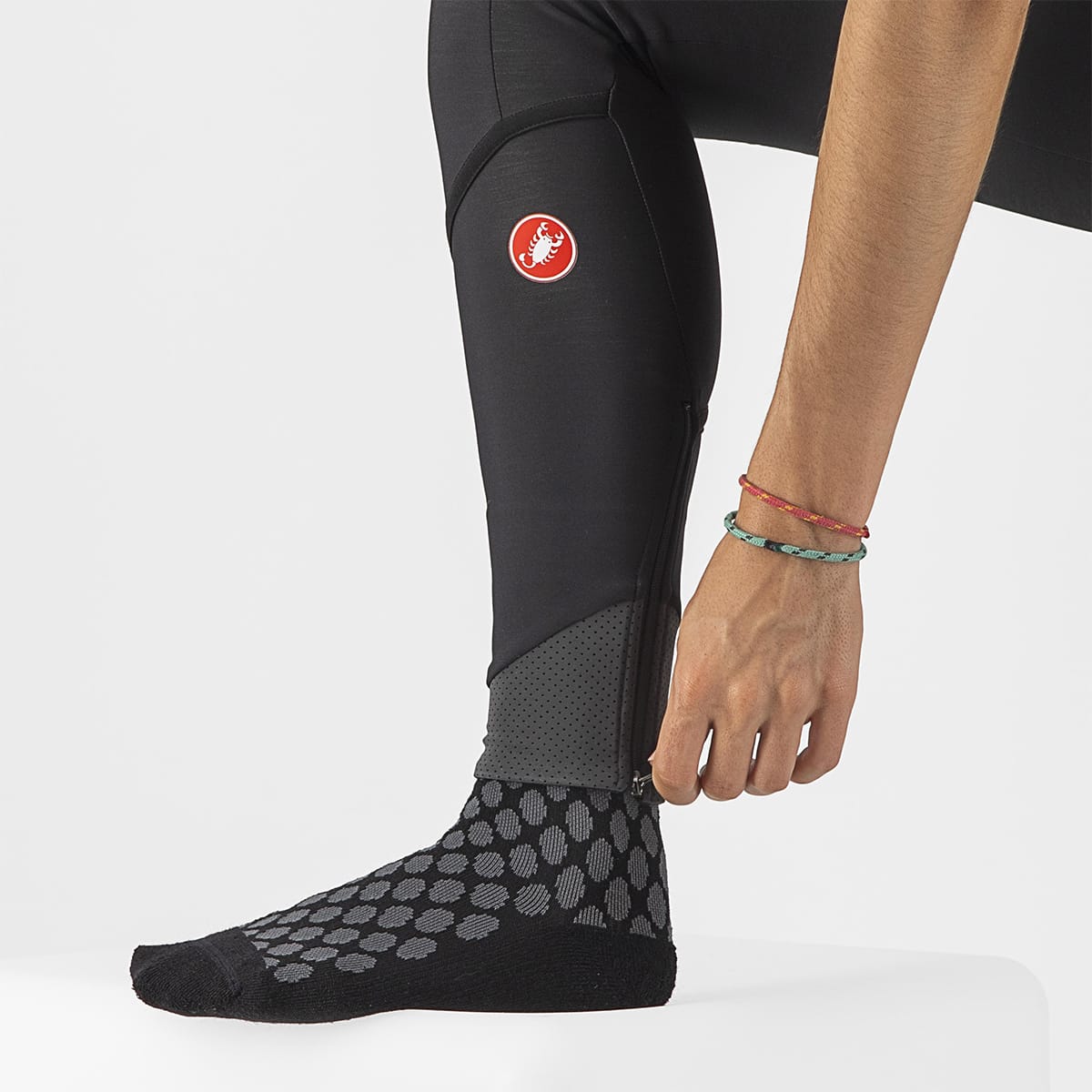 Lange Bretelsbroek CASTELLI VELOCISSIMA DT Dames Zwart Reflex