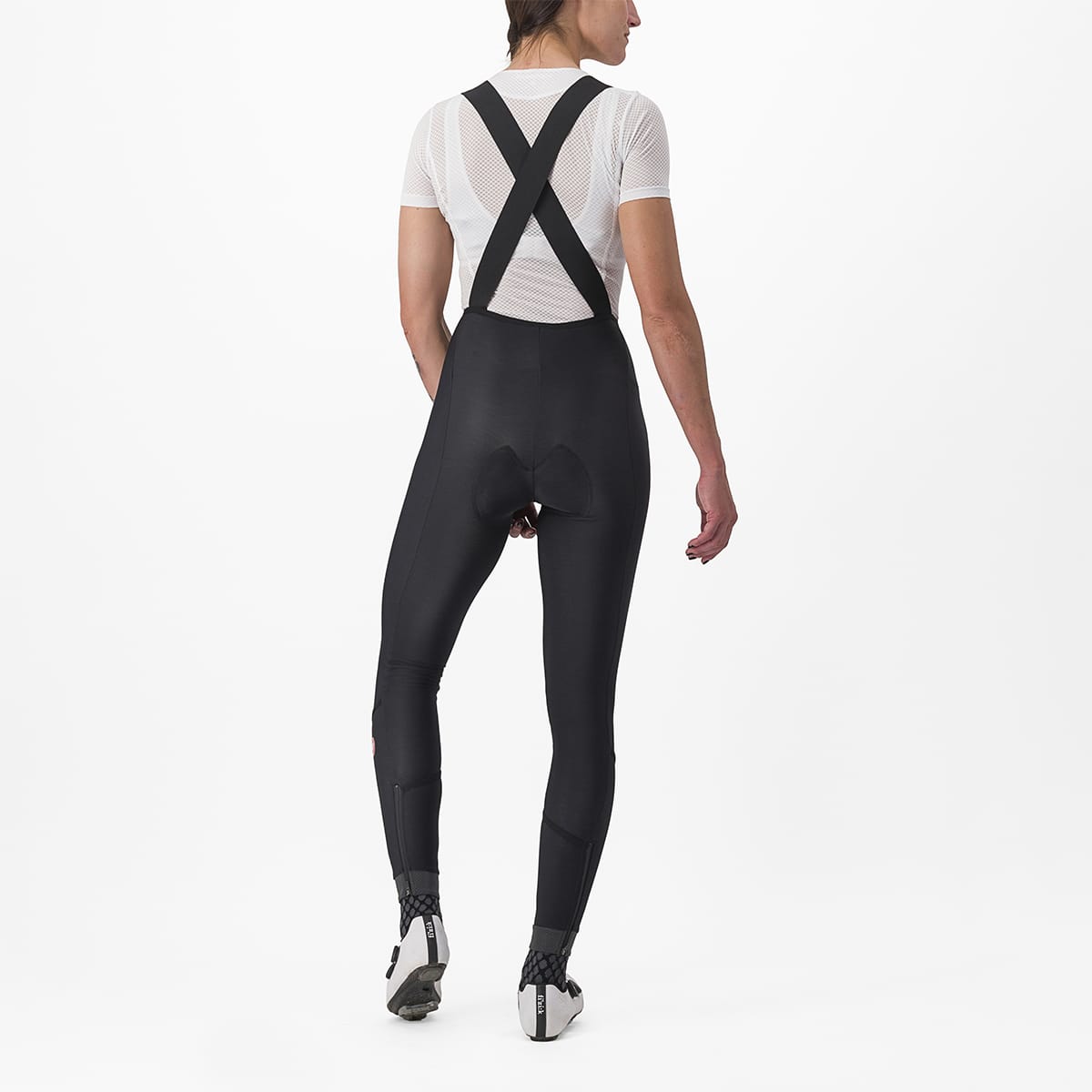 Lange Bretelsbroek CASTELLI VELOCISSIMA DT Dames Zwart Reflex