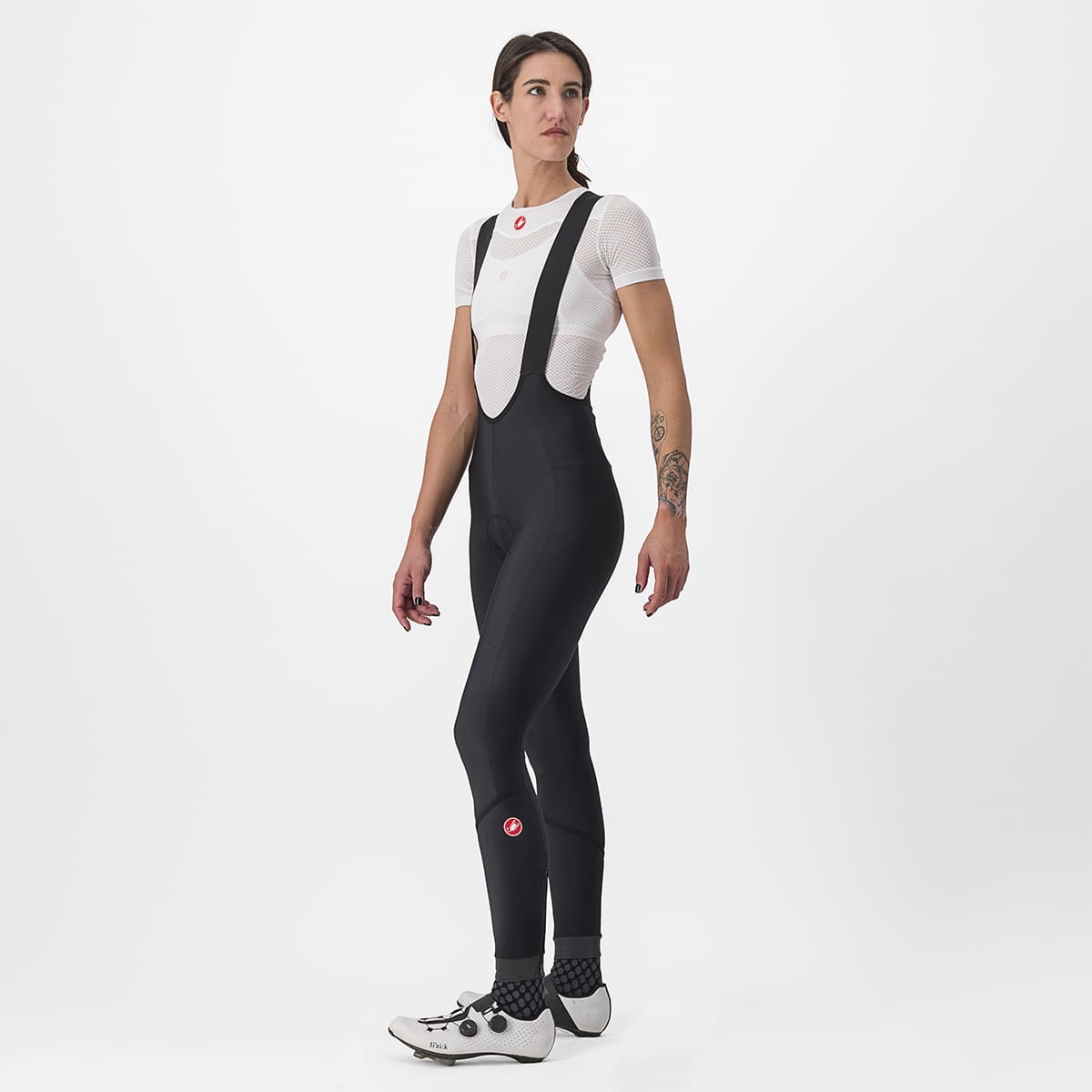 Lange Bretelsbroek CASTELLI VELOCISSIMA DT Dames Zwart Reflex