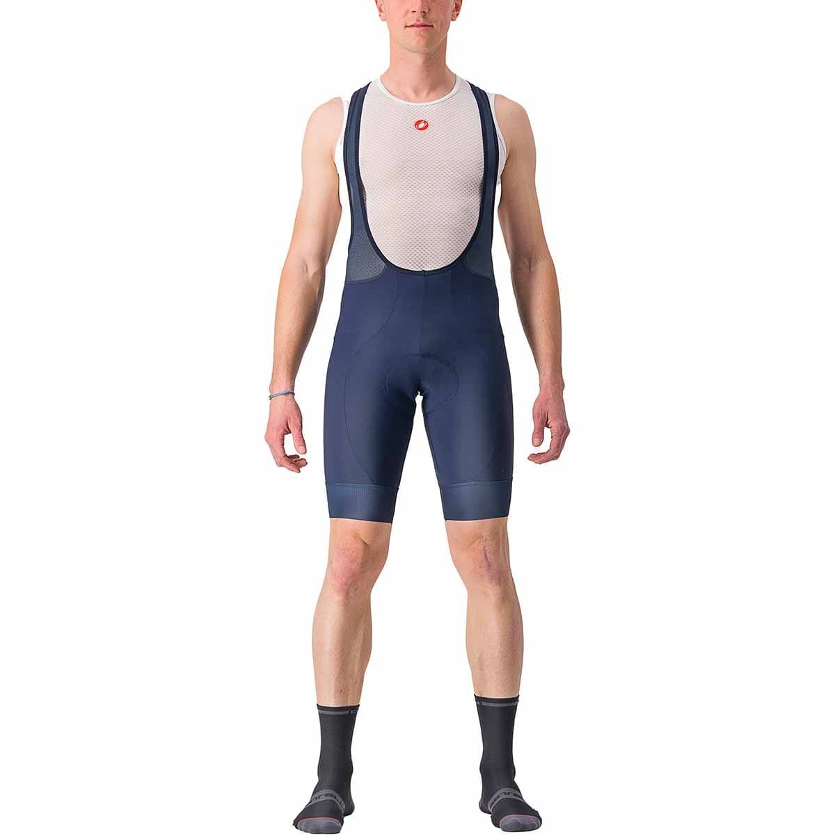 CASTELLI ENTRATA 2 Blue Bib Shorts