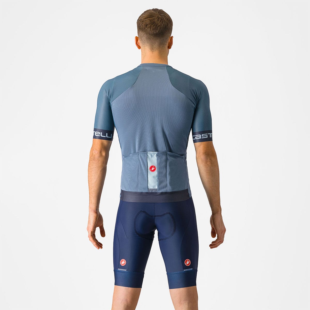 CASTELLI ENTRATA 2 Blue Bib Shorts
