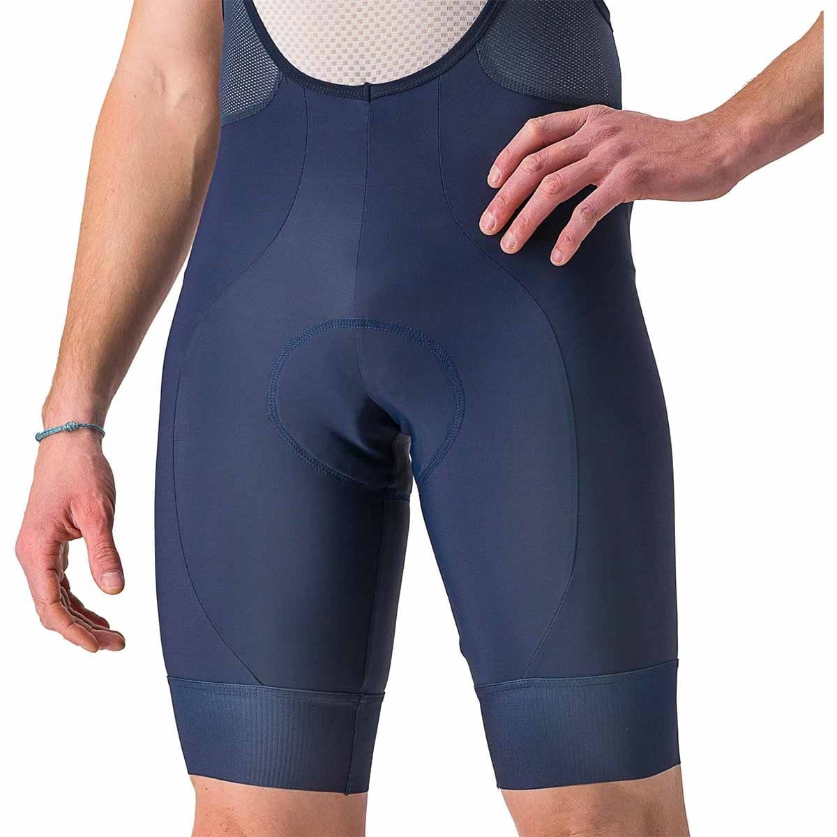 CASTELLI ENTRATA 2 Blue Bib Shorts