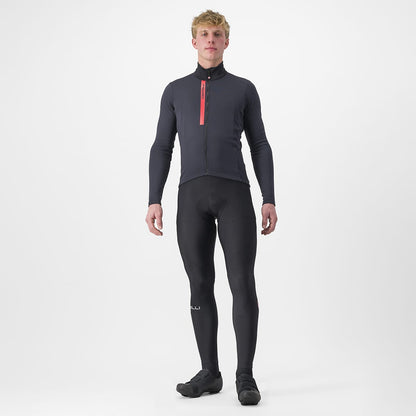 Dres CASTELLI ENTRATA THERMAL Dolgi Rokavi Črna/Rdeča