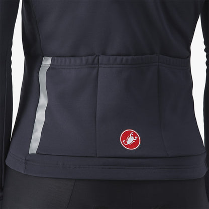 Dres CASTELLI ENTRATA THERMAL Dolgi Rokavi Črna/Rdeča