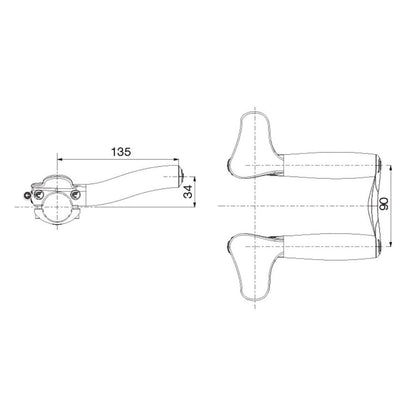 DEDA CARBON BLAST Handlebar Extensions