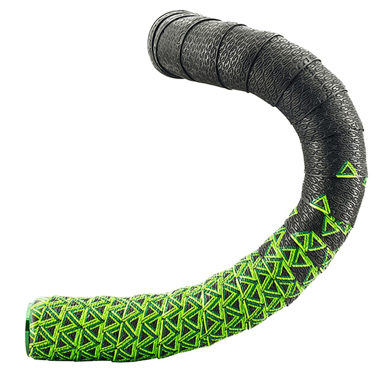 DEDA LOOP + END-PLUG Handlebar Tape Black 2.5mm Black/Green