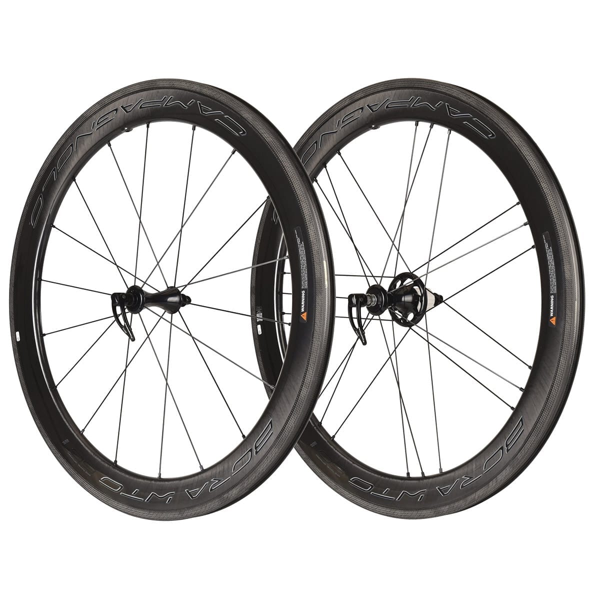 Ζεύγος Τροχών CAMPAGNOLO BORA WTO 60 DARK LABEL με Ελαστικά