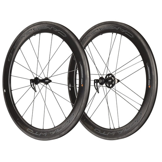 Ζεύγος Τροχών CAMPAGNOLO BORA WTO 60 DARK LABEL με Ελαστικά