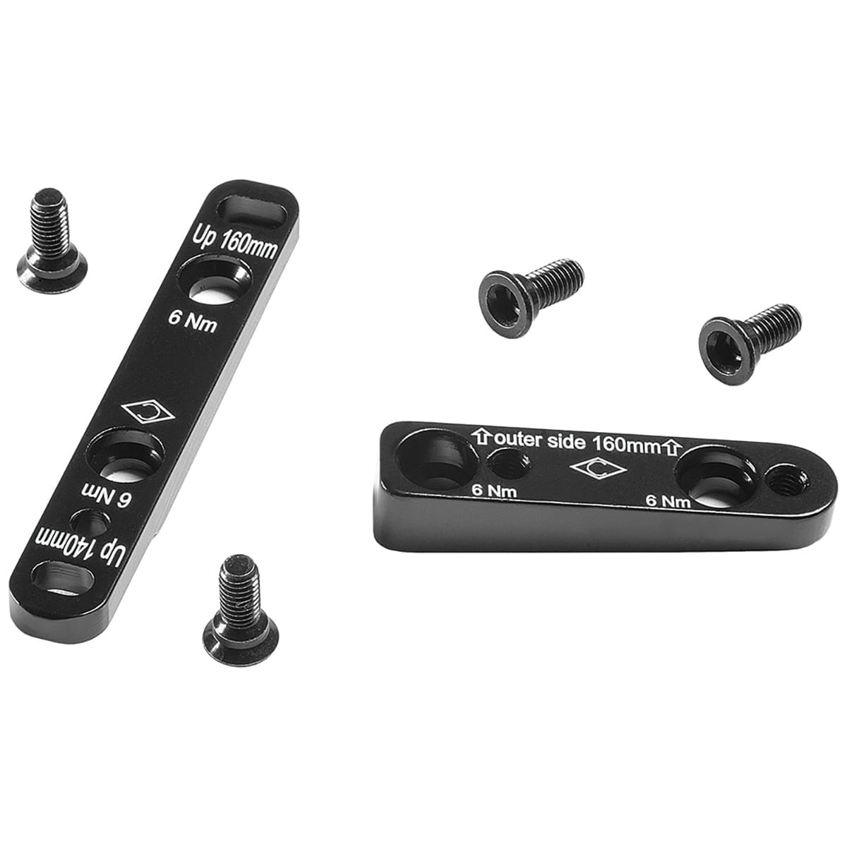 Adapter voor achterste schijfremklauw CAMPAGNOLO FLAT MOUNT 160 MM