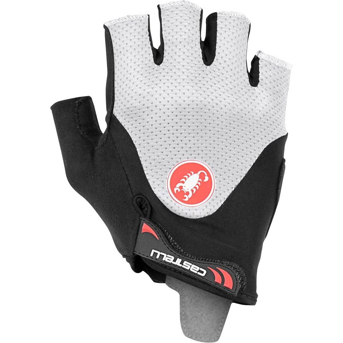 Korte Handschoenen CASTELLI ARENBERG GEL 2 Wit/Zwart