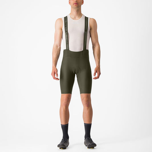 Krátké Kalhoty se Šlemi CASTELLI ESPRESSO Khaki