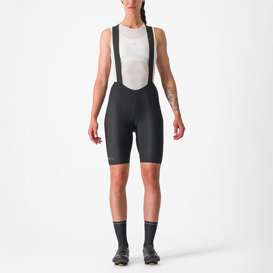 ESPRESSO DT Cykelshorts med seler til kvinder Sort