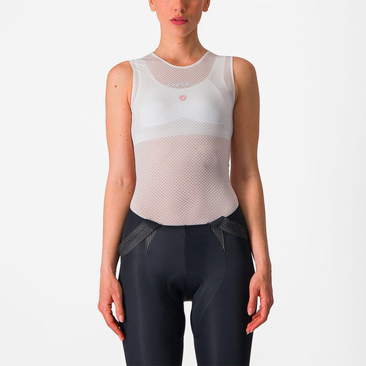 Τεχνικό Εσώρουχο CASTELLI PRO MESH Γυναικείο Αμάνικο Λευκό