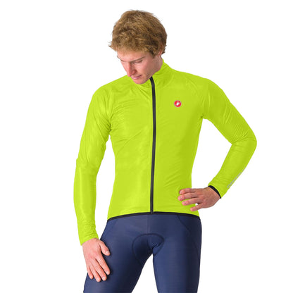 CASTELLI SQUALL SHELL sárga/fekete kabát