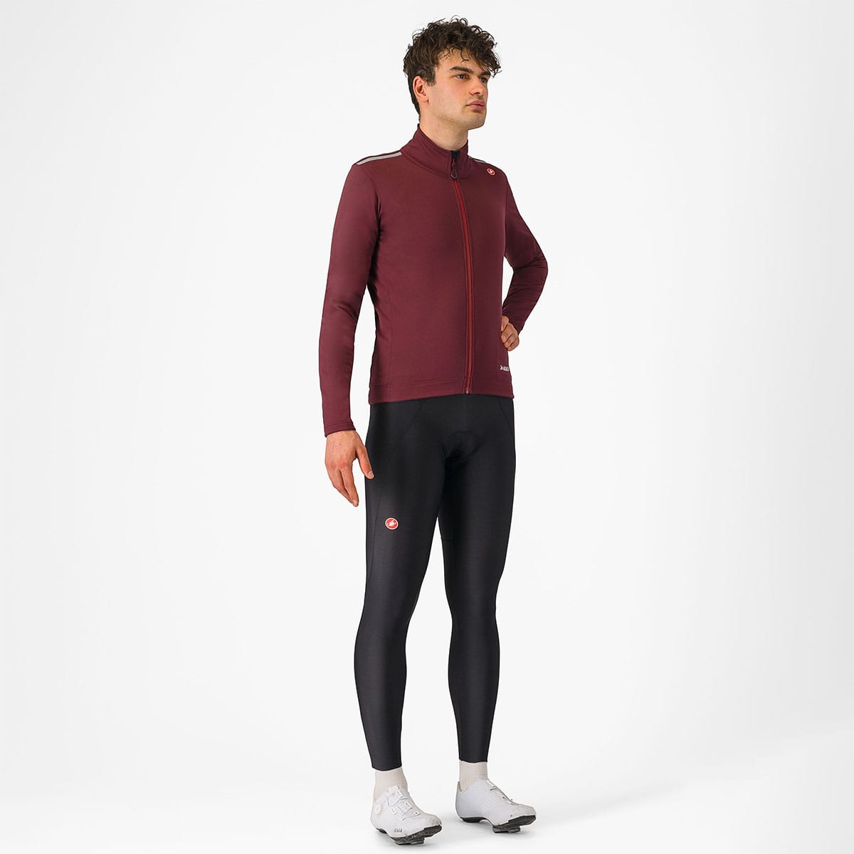 CASTELLI ESPRESSO -pitkät olkainpyöräilyshortsit Musta