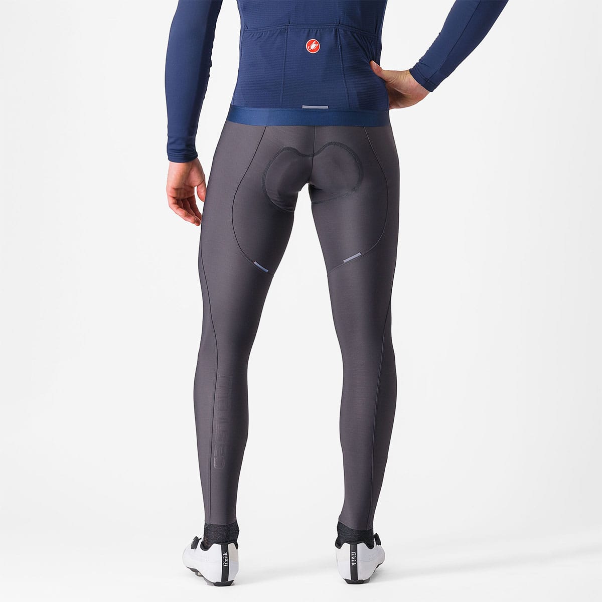 CASTELLI ESPRESSO Long Bib Tights Grey