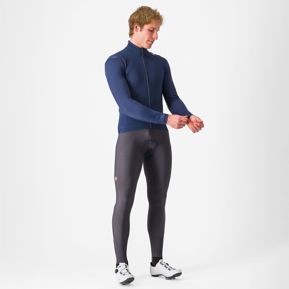 CASTELLI ESPRESSO Long Bib Tights Grey