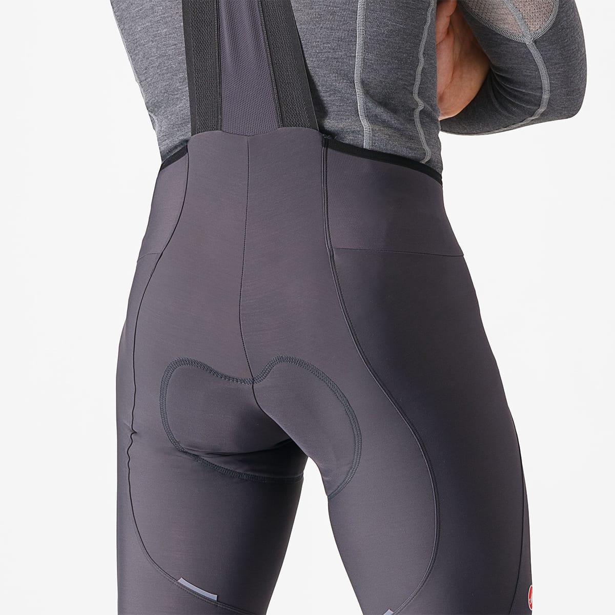 CASTELLI ESPRESSO Long Bib Tights Grey