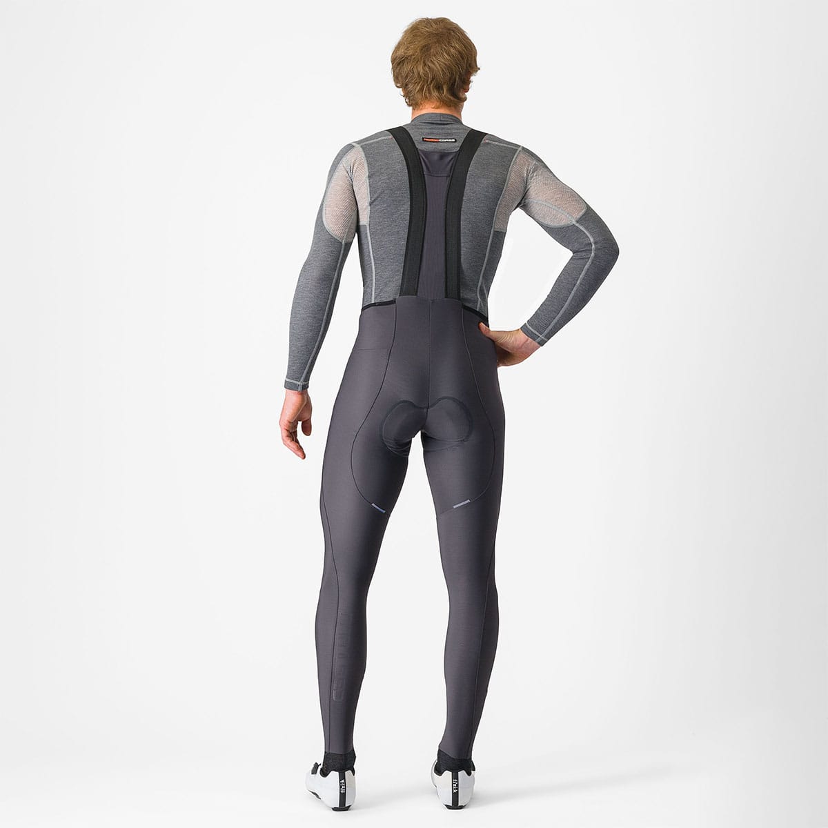 CASTELLI ESPRESSO Long Bib Tights Grey