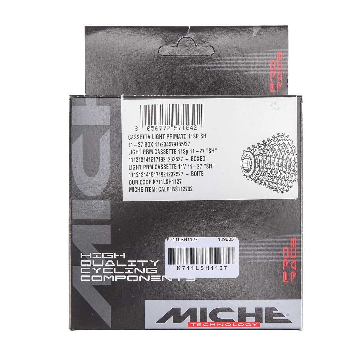 Kasetti 11V MICHE PRIMATO LIGHT Shimano