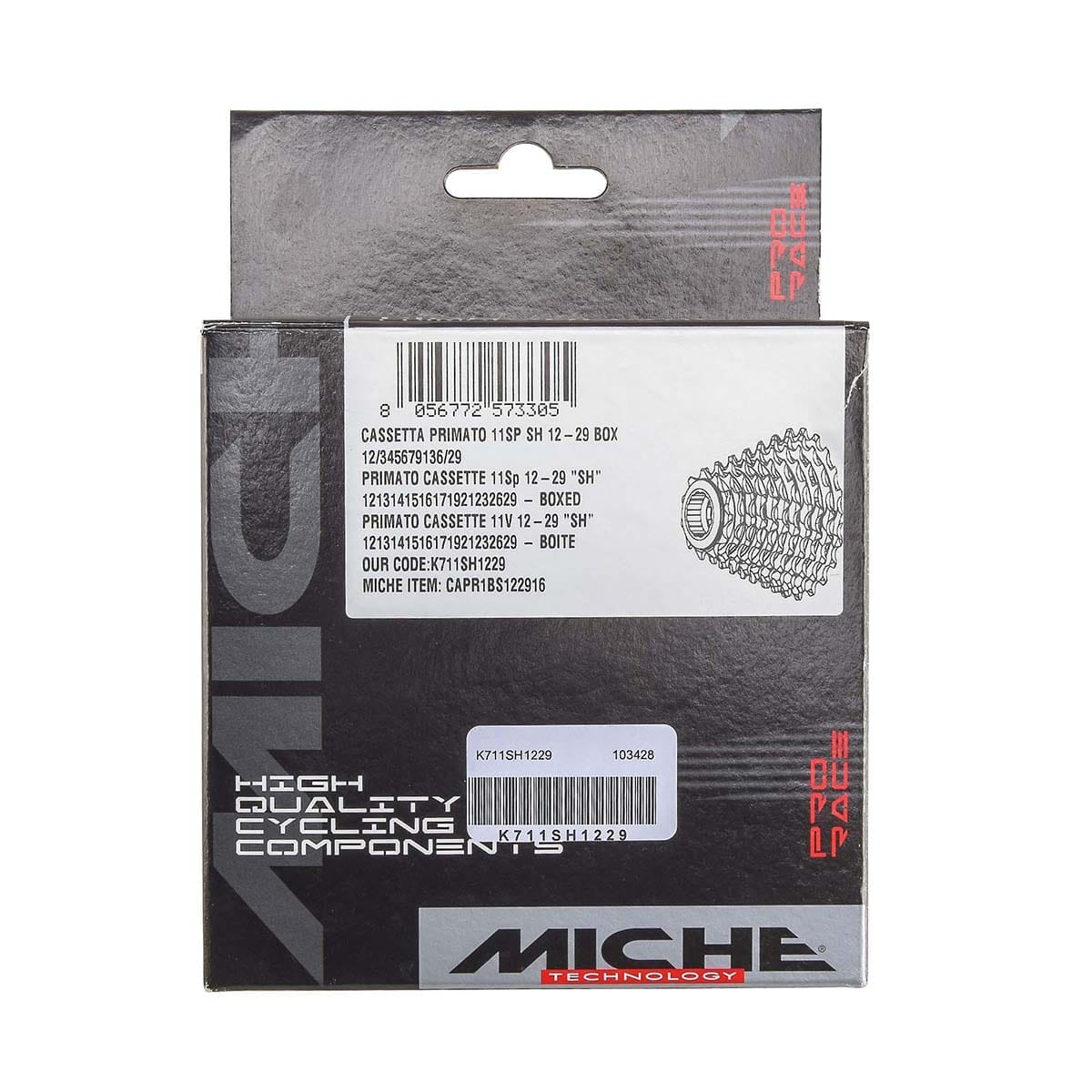 Kasetti 11V MICHE PRIMATO Shimano