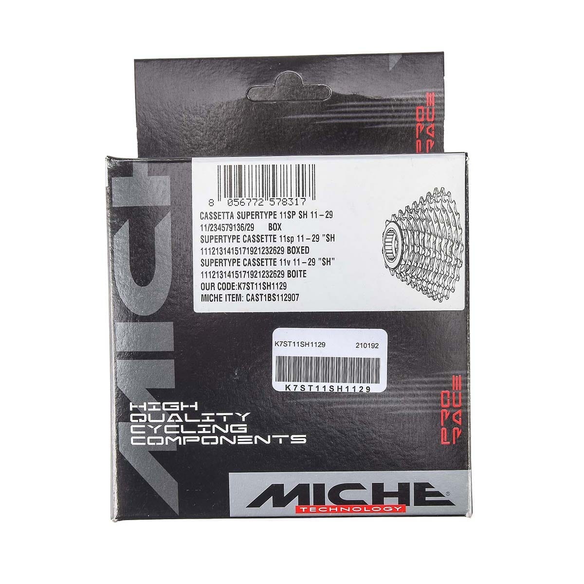 11-Speed Cassette MICHE SUPERTYPE Shimano