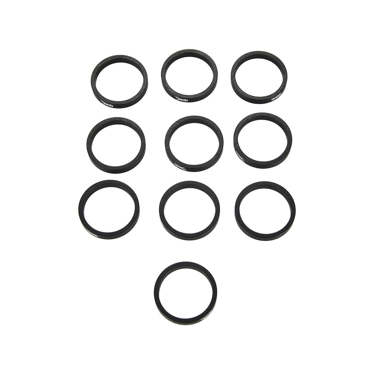 DEDA 1 1/8" Aluminium Headset Spacer Kit of 10, 5mm Height