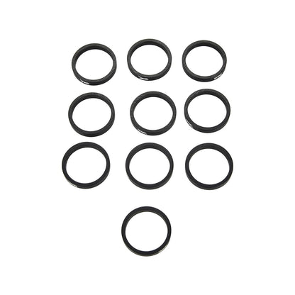 Sæt med 10 Styrhøjdere DEDA 1 1/8" aluminium højde 5mm