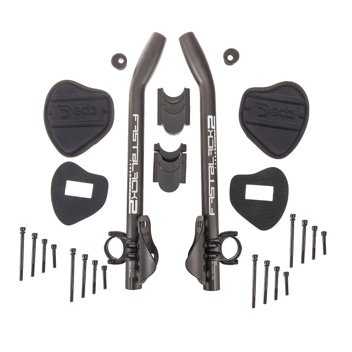 DEDA FAST BLACK 2 ohjaustangon jatkovarret
