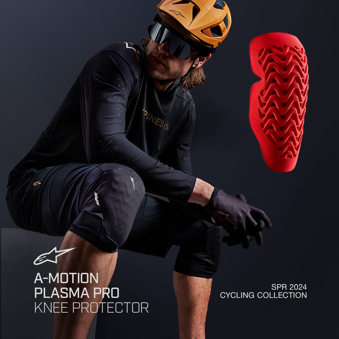 ALPINESTARS A-IMPACT PLASMA PRO knæbeskyttere Sort/Hvid