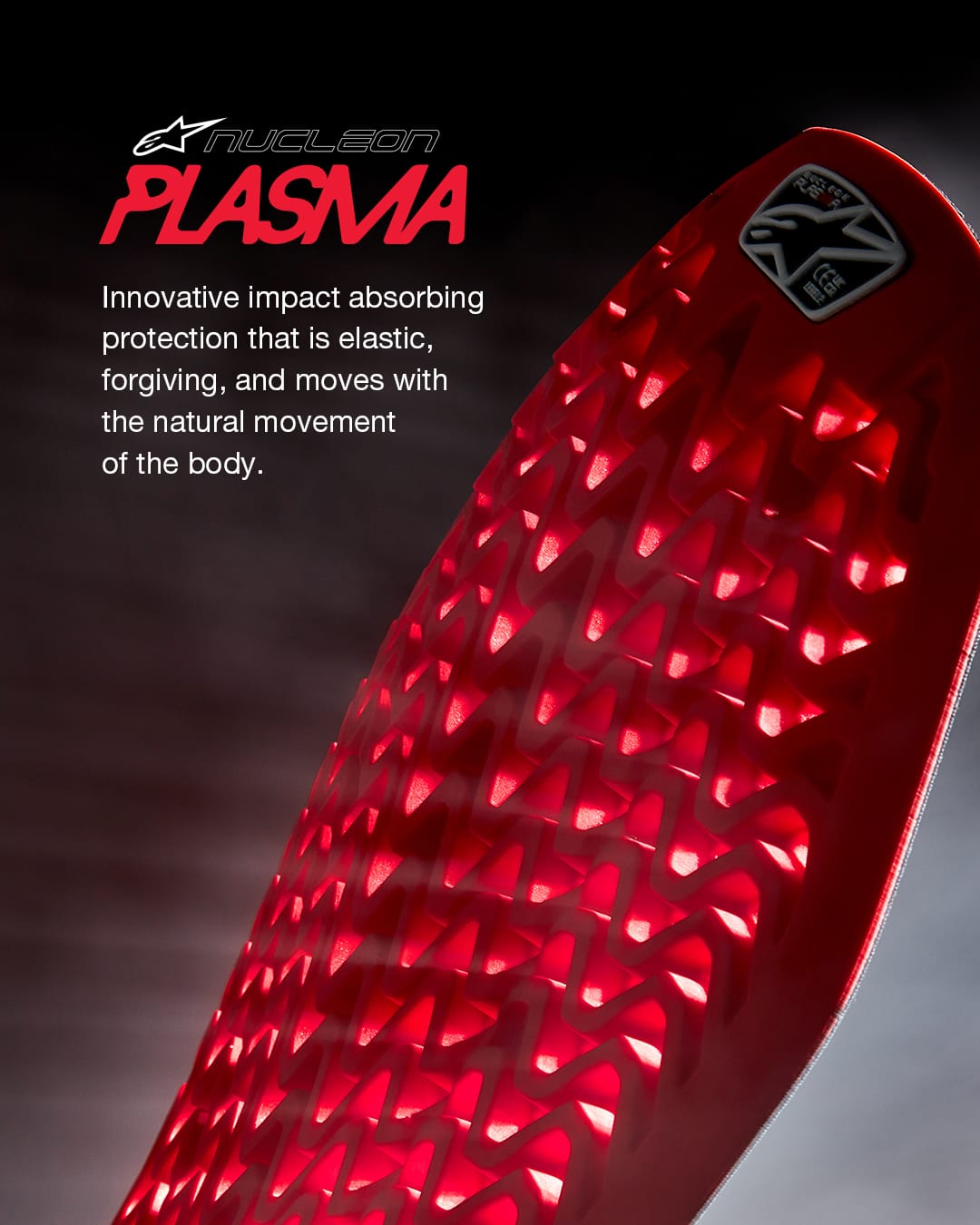 ALPINESTARS A-IMPACT PLASMA PRO knæbeskyttere Sort/Hvid
