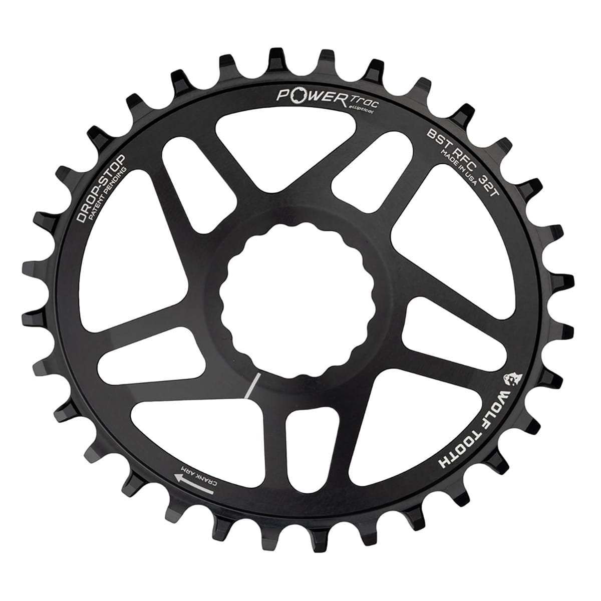 Mono převodník WOLF TOOTH ELLIPTICAL BOOST 12V Raceface CINCH Direct Mount Offset 3mm černý