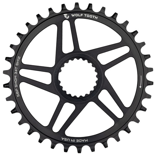 Tarcza Mono WOLF TOOTH BOOST 12V Shimano Direct Mount Offset 3mm Czarna
