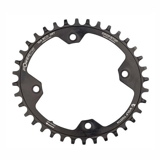 Kettingblad WOLF TOOTH ELLIPTICAL 104 BCD 12V Shimano 4 gaten 104mm Zwart
