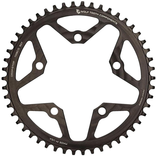 Enkelt kædeblad 9/10/11/12V WOLF TOOTH CYCLOCROSS FLAT TOP 110 mm