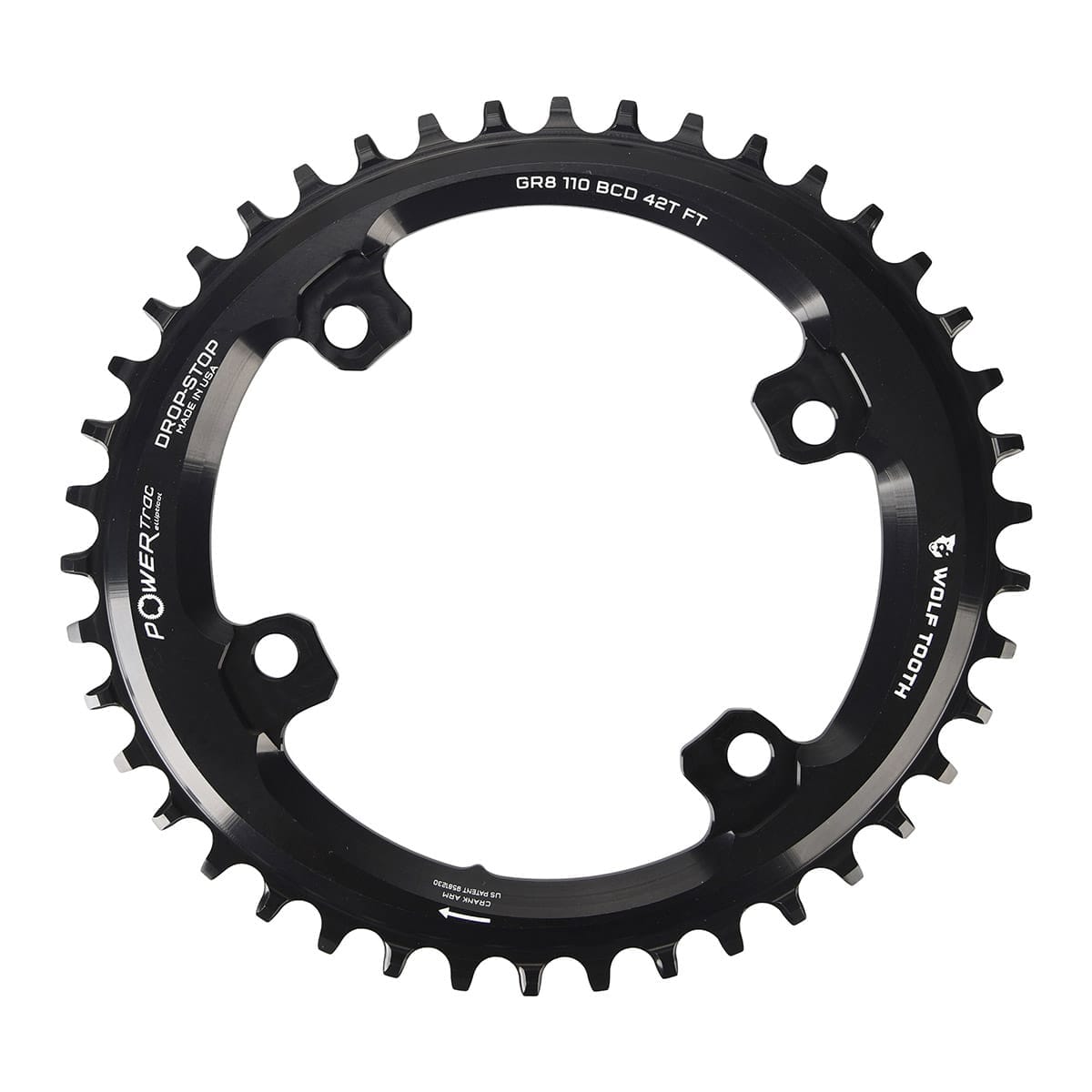 Enkelt Ovalt Klinge 11H WOLF TOOTH Shimano GRX RX810 / RX600 110 mm