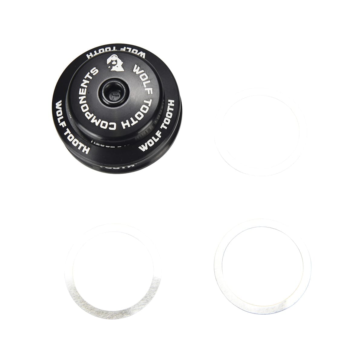 Upper Cup for WOLF TOOTH External Headset 1"1/8 EC34 Stack 16 mm Black