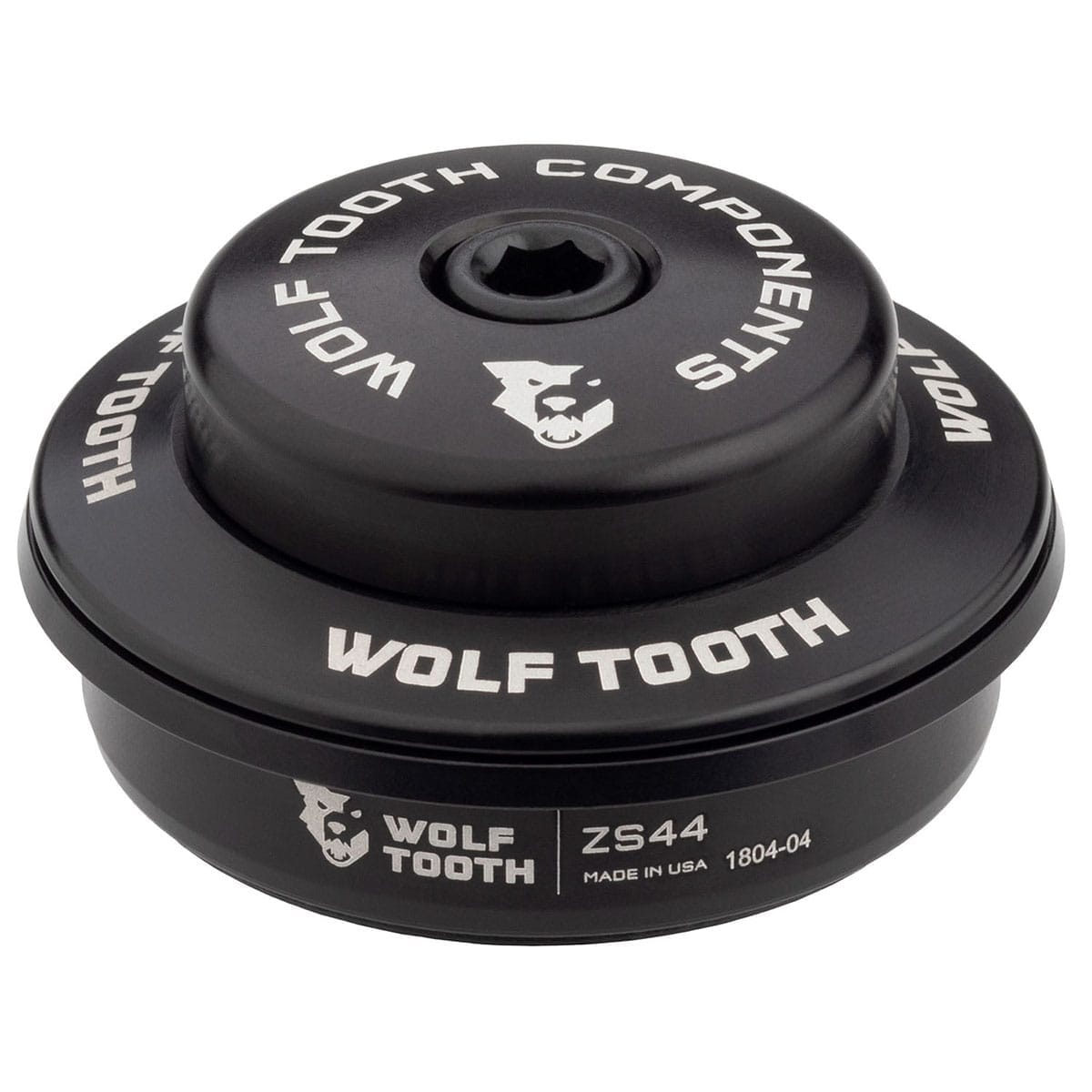 Upper Cup for WOLF TOOTH Semi-Integrated Headset 1"1/8 ZS44 Stack 6 mm Black