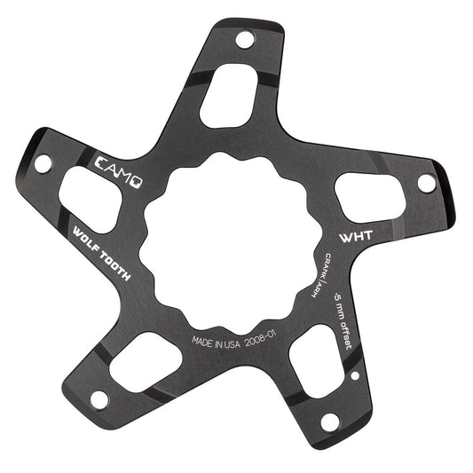 Αστέρι Ποδηλάτου WOLF TOOTH CAMO M5 White Industries Direct Mount Offset -5mm Μαύρο